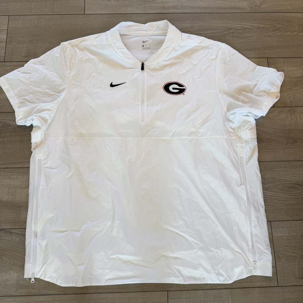 Nike Georgia Bulldogs Half Zip Short Sleeve